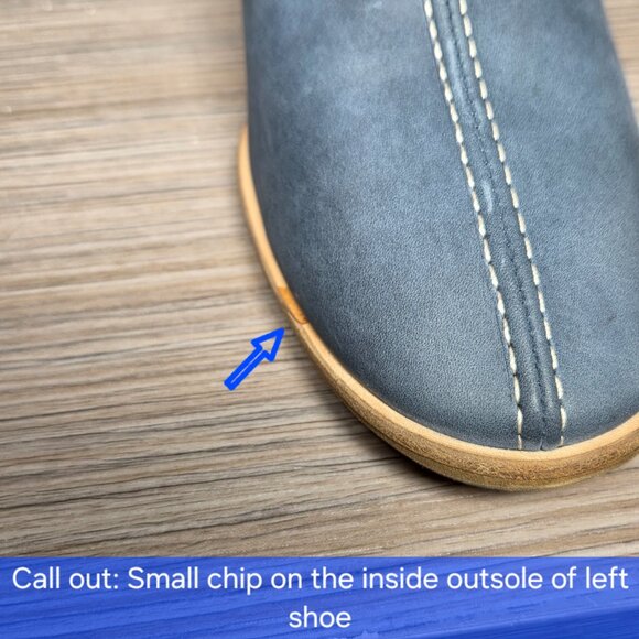 NEW!!! Amalfi by Rangoni – Suede Ankle Boots Blue - Size: 7 - Picture 9 of 11